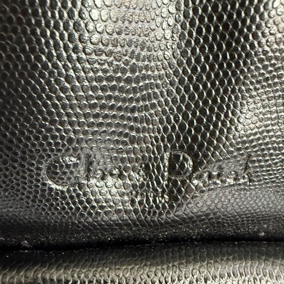 Cleo & Patek Leather Shoulder Bag Women's Black Modern Everyday Chic - Picture 2 of 9